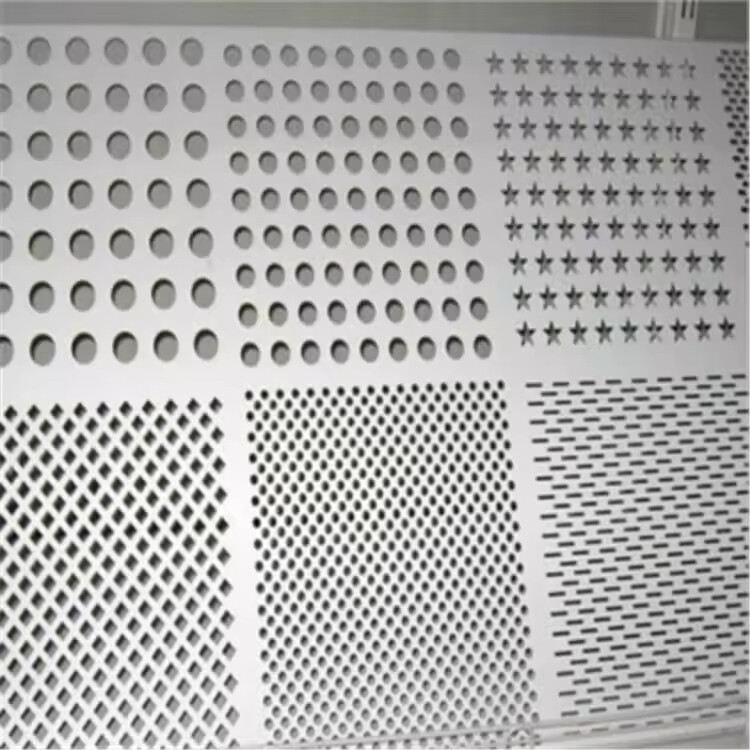 Slotted Perforated Metal Sheet Decorative Perforated Metal Mesh Plate
