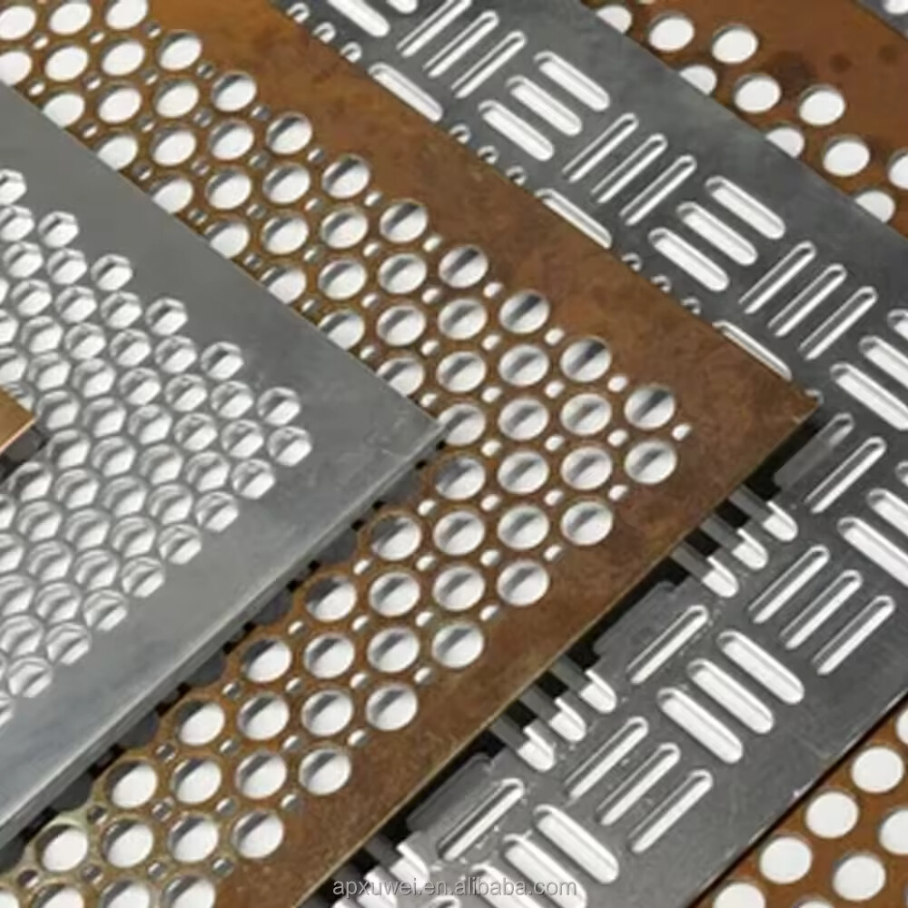 Slotted Perforated Metal Sheet Decorative Perforated Metal Mesh Plate