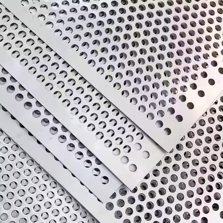 Slotted Perforated Metal Sheet Decorative Perforated Metal Mesh Plate