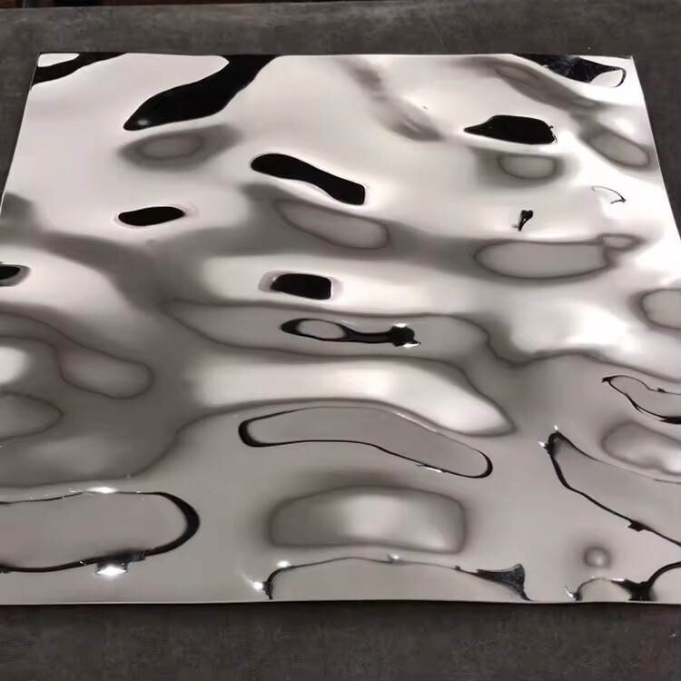 316L Water Ripple Finish Hammered Stainless Steel Decorative Stainless Steel Sheet