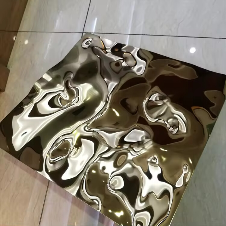 316L Water Ripple Finish Hammered Stainless Steel Decorative Stainless Steel Sheet