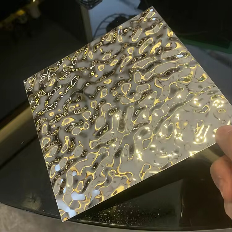 316L Water Ripple Finish Hammered Stainless Steel Decorative Stainless Steel Sheet