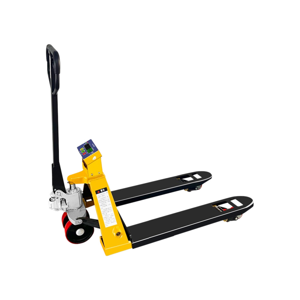 Pallet truck with scale