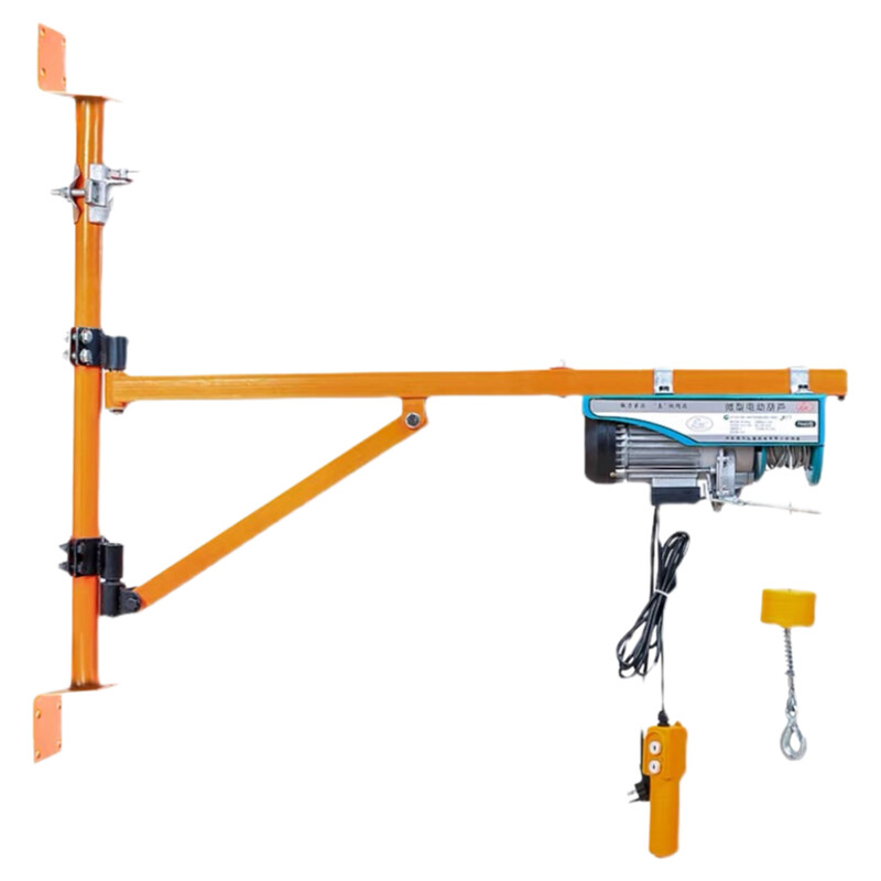 Indoor lifting crane rack