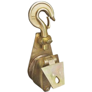 Circular wire rope pulley CD1