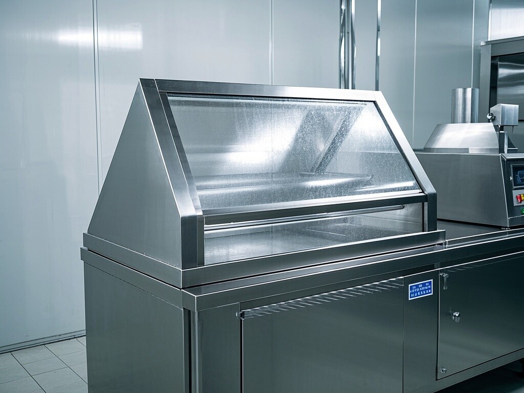 食品機械の機器カバー：衛生と機能性を両立