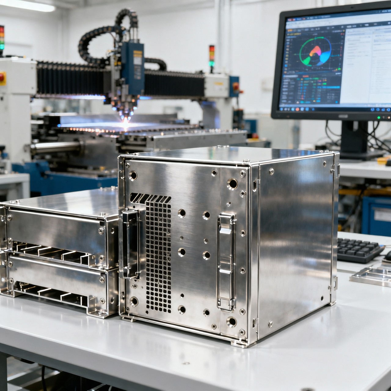 高精度化と多様化が加速するステンレス精密板金加工 ― ラック・キャビネット・カバー業界の新たな潮流