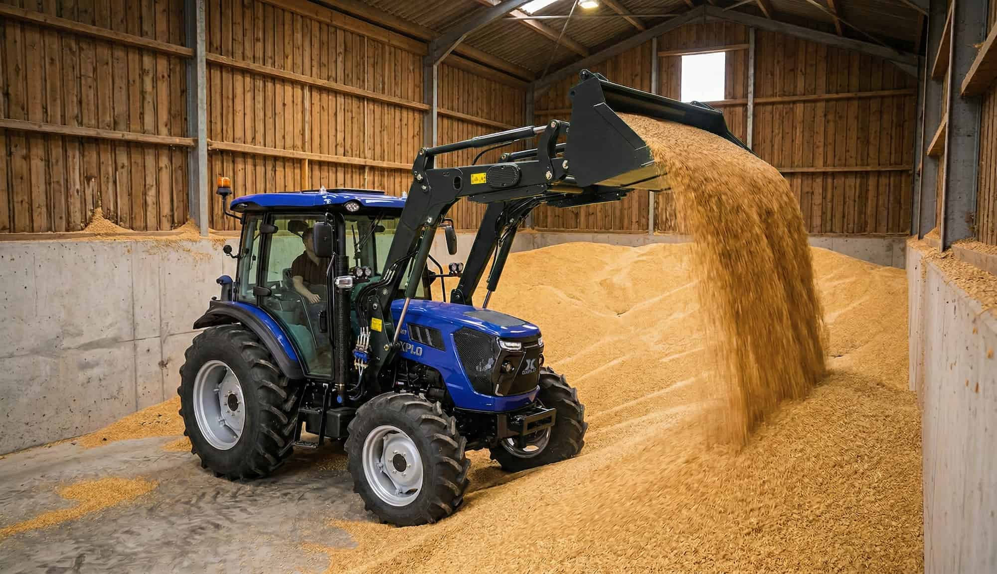 A Tractor with Front Loader: What It Does for Your Farm