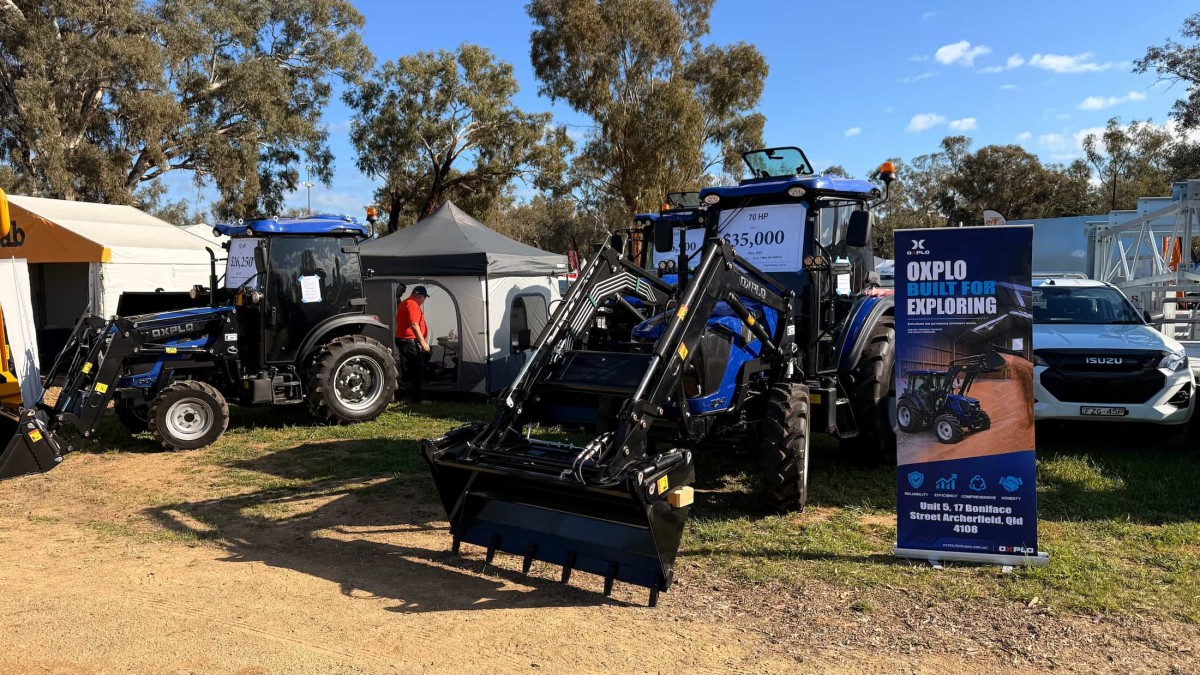 OXPLO Tractors at Henty (4) OXPLO Tractors on Display at Henty Machinery Field Days 2026