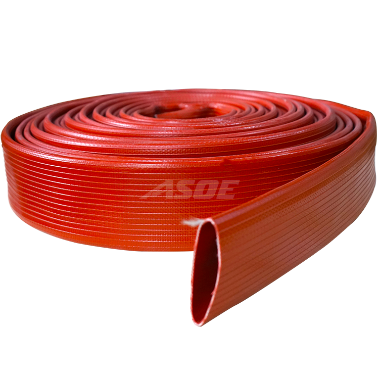 Longman™ Fire NBR Lay Flat Hose - Red