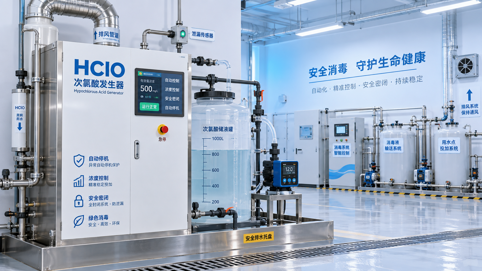 Fitur Keselamatan Apa yang Paling Penting Saat Membeli Generator HClO?
