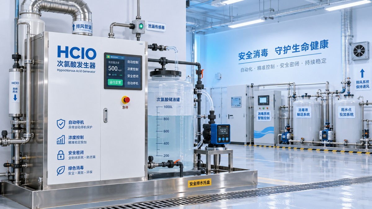 Fitur Keselamatan Apa yang Paling Penting Saat Membeli Generator HClO?