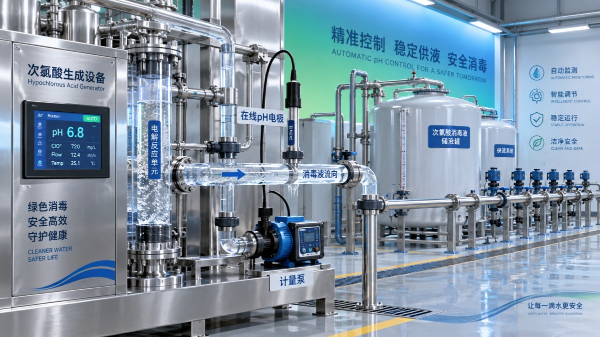 Kontrol pH Generator HClO: Mengapa Menentukan Kinerja Disinfeksi
