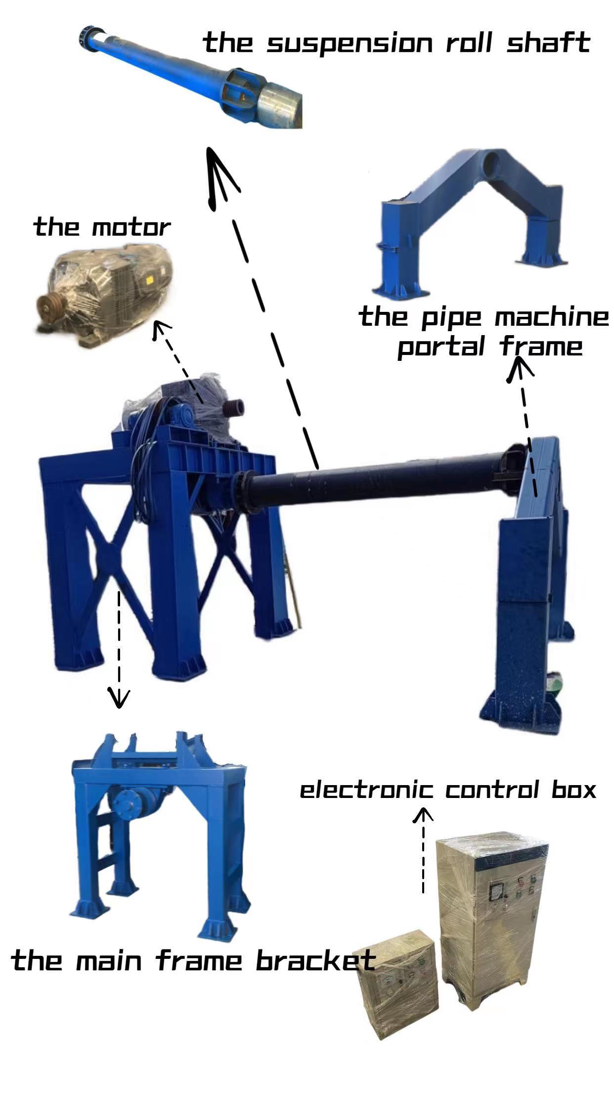 Cement Pipe Making Machine for Making Flat Joints and Socket Joints (300-400)
