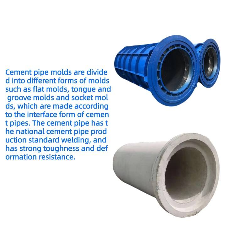 Customizable Concrete Pipe Formwork 1m 2m Length Used in Railway Culvert Construction