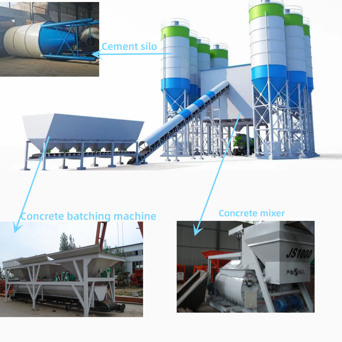Stabilized Soil Mixing Station Concrete Batching Plant on Sale