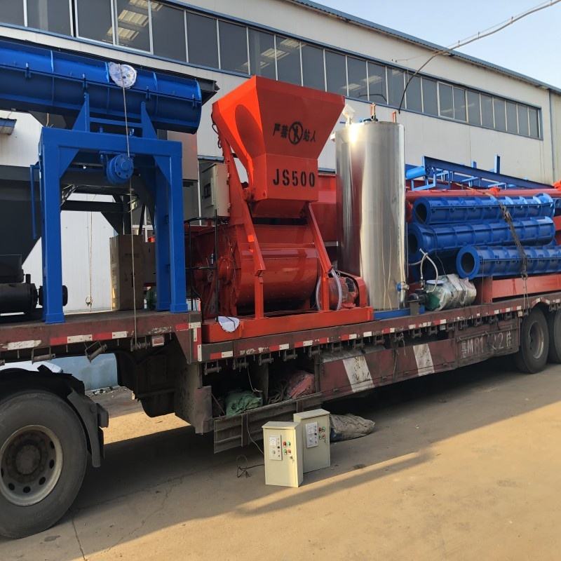 JS500 Steel Manual Dischar Concrete Mixer From China Manufacturer New Used Condition Construction Home Use Auto Pump Component