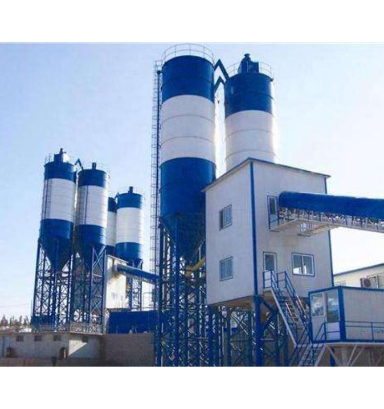 New Electric Stationary Concrete Batching Plant with Core Motor Component Pump Engineering Construction Manufacturing Industries