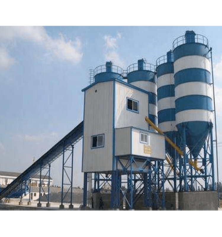 New Electric Stationary Concrete Batching Plant with Core Motor Component Pump Engineering Construction Manufacturing Industries