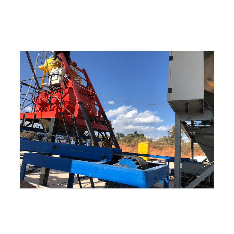 JS500 Electric Twin Shaft Concrete Mixer Machine New Steel Construction/Maintenance Engine Pump Sale Construction Manufacturing