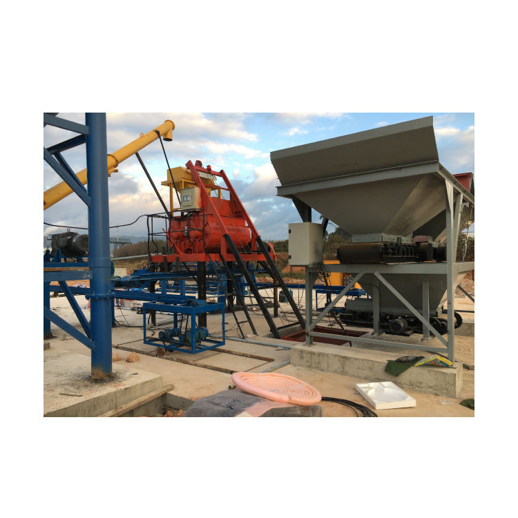 JS500 Electric Twin Shaft Concrete Mixer Machine New Steel Construction/Maintenance Engine Pump Sale Construction Manufacturing