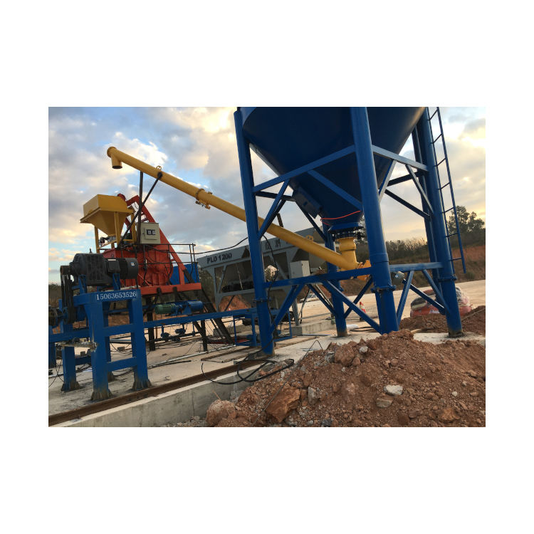 JS500 Portable Planetary Concrete Mixer Used Excellent Condition Steel Material Diesel Cement Mix Machine Engine for