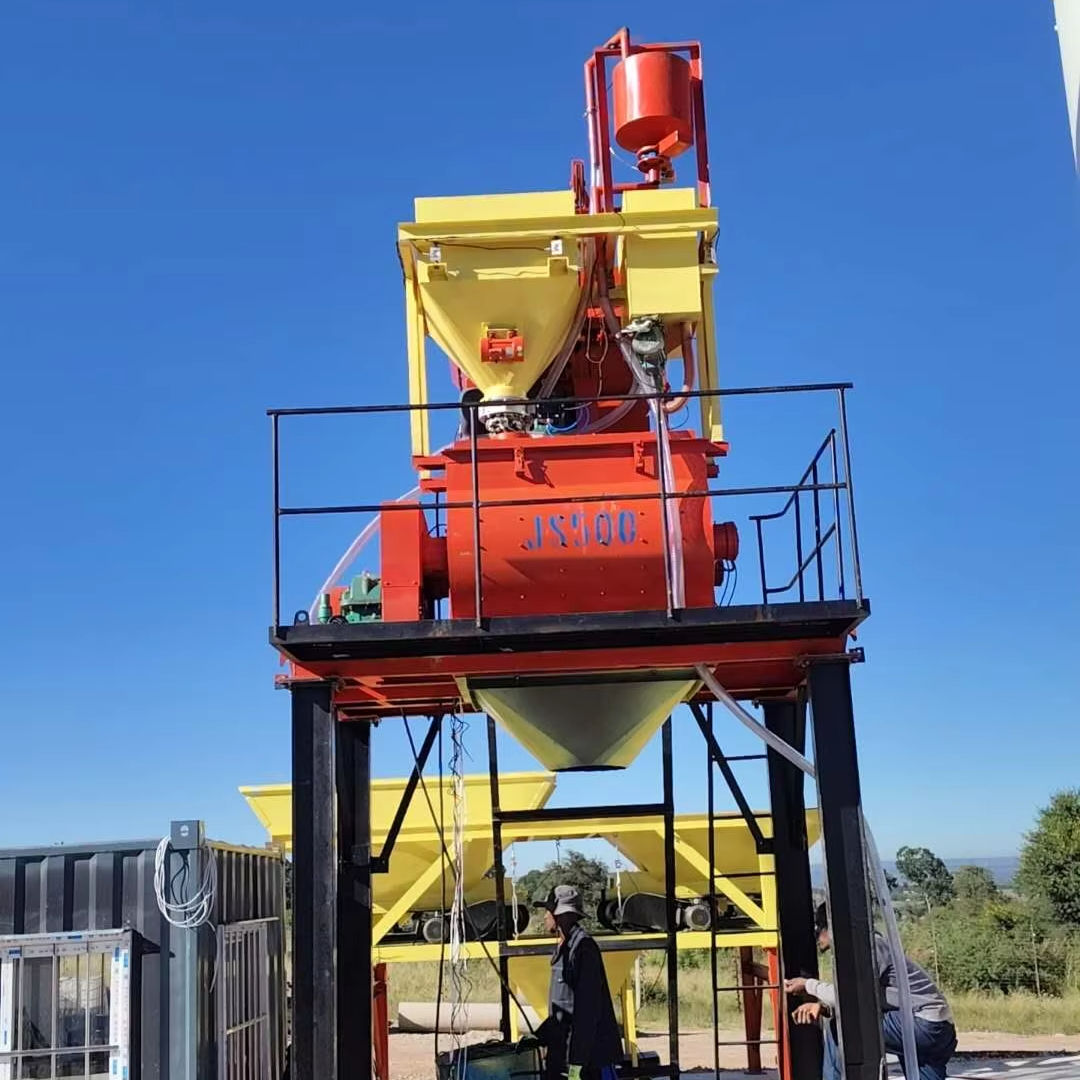 New Concrete Batching Plant Construction Machinery Ready-mixed Concrete Production Line Mixing Plant Made in China