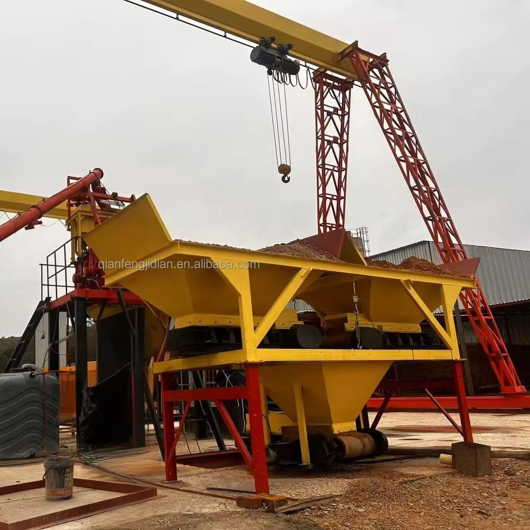 New Concrete Batching Plant Construction Machinery Ready-mixed Concrete Production Line Mixing Plant Made in China