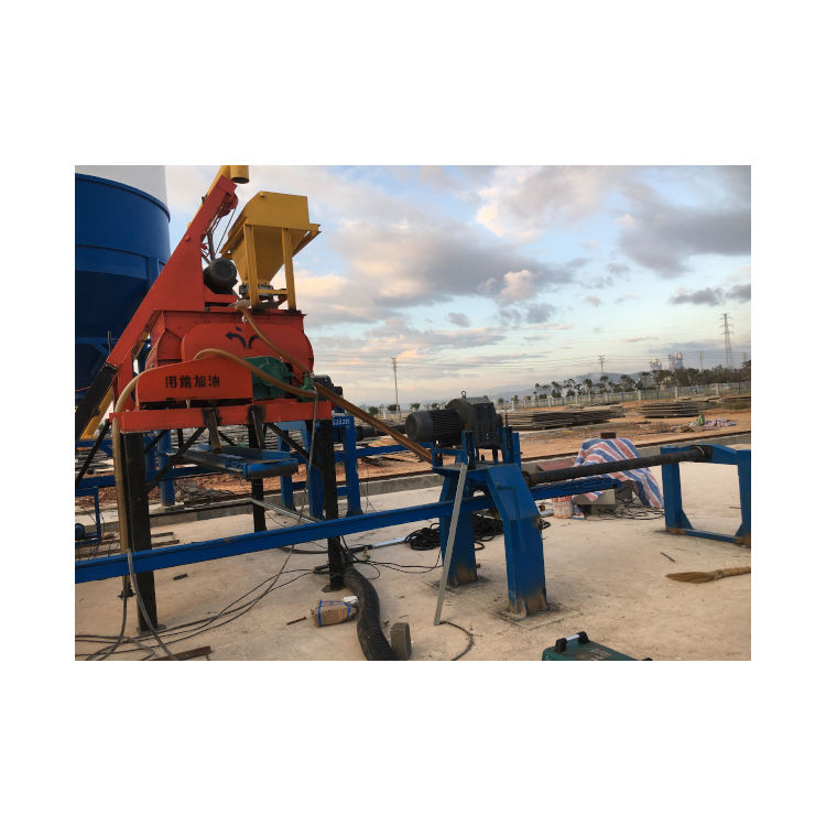 JS Series Electric Motor Stationary Fixed Cement Mixer Diesel Construction Manufacturing Plant Use Steel Material Used Condition