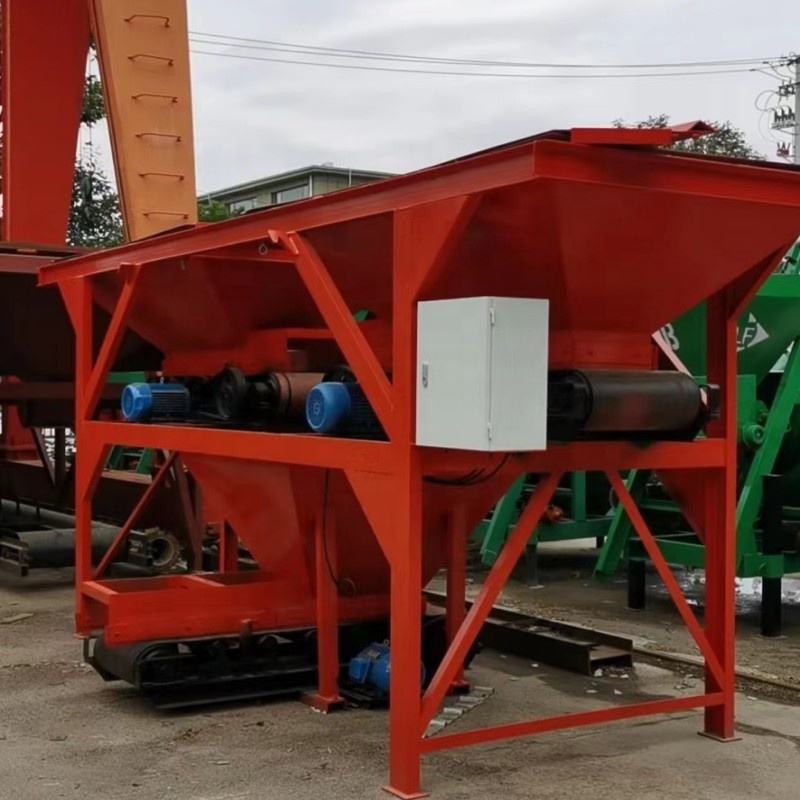 2-4 Bins Steel Construction Mixer Used for Aggregate Batching Farm & Industrial Pump Motor Core for Concrete Batching Industries