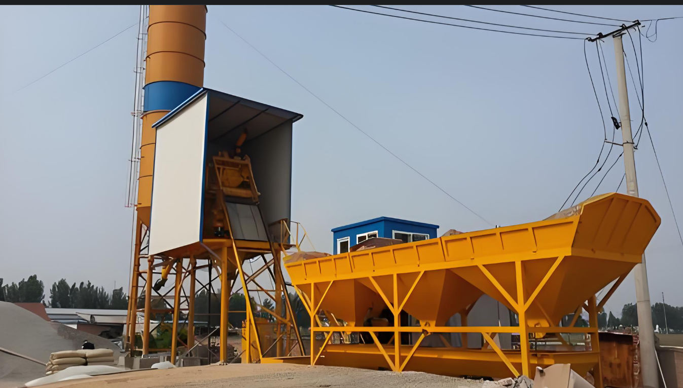 Fully Automatic Self-loading-concrete-batching-plant Export to Europe with CE