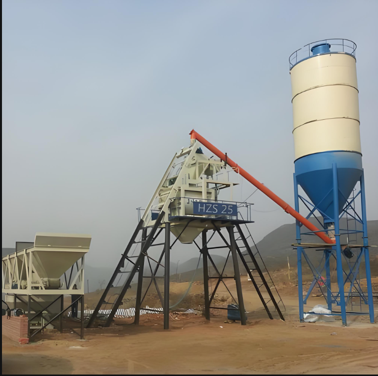 Fully Automatic Self-loading-concrete-batching-plant Export to Europe with CE