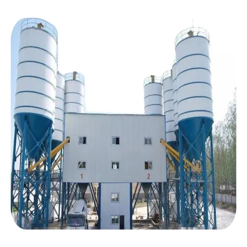 China Supplier's Electric Ready Mixed Concrete Batching Plant Stationary Production Line Core Motor Bearing Construction