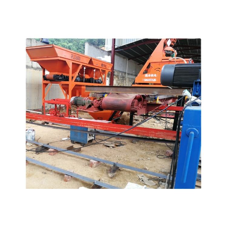 Weighing System Concrete Batching Machine Convenient Concrete Mixer Station