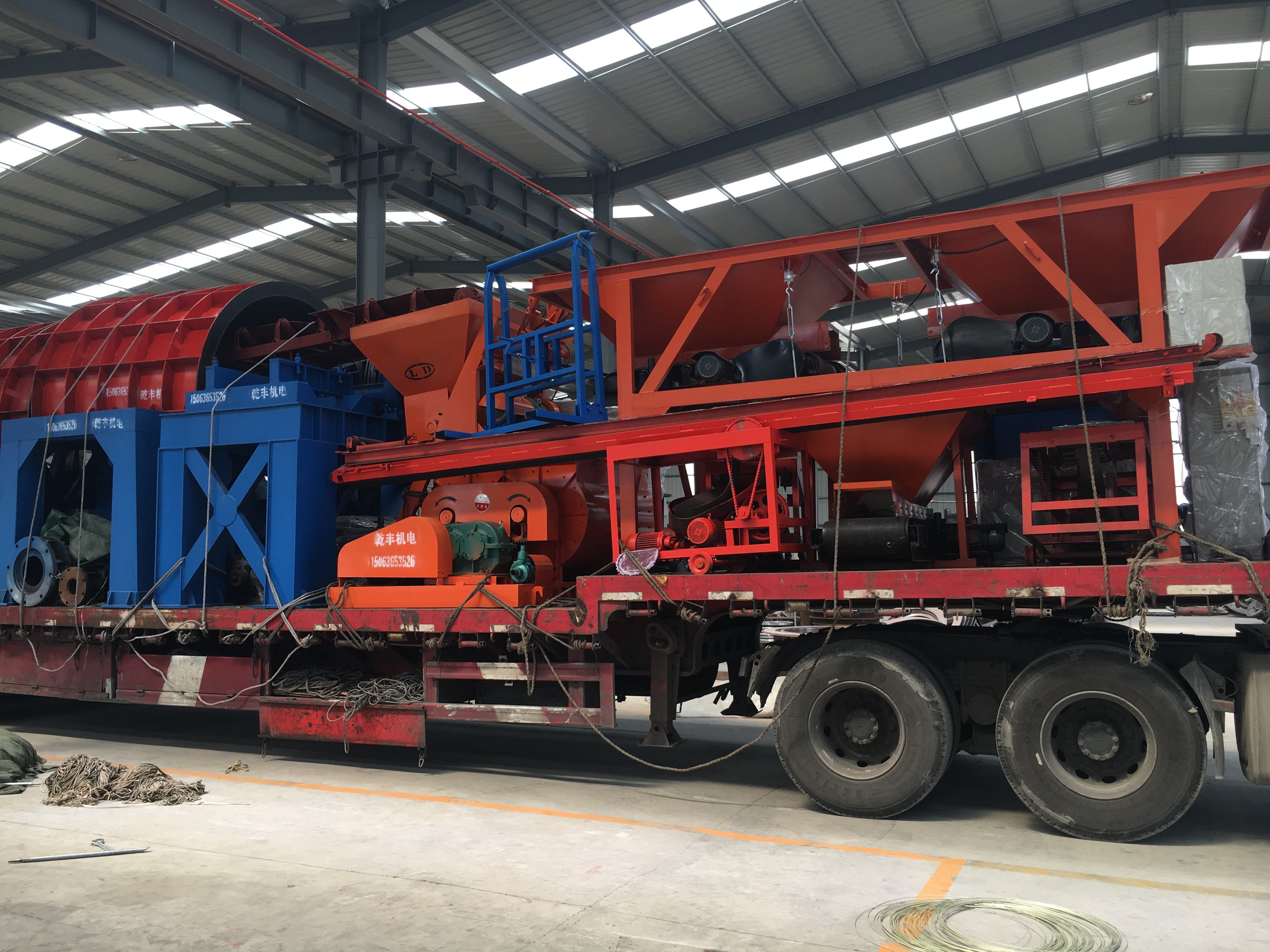 Weighing System Concrete Batching Machine Convenient Concrete Mixer Station