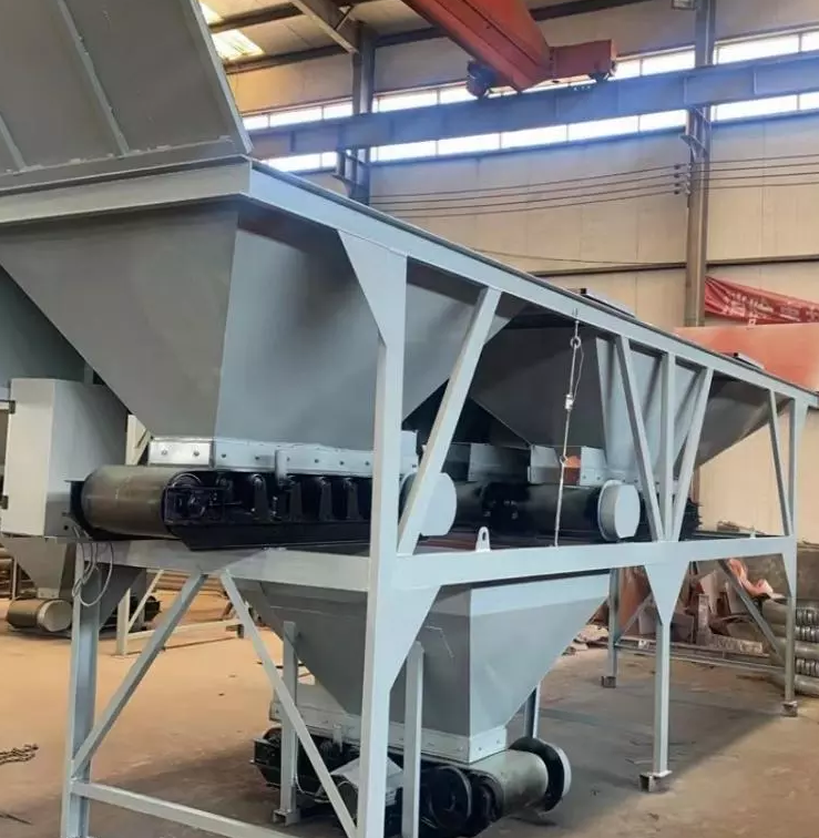 Weighing System Concrete Batching Machine Convenient Concrete Mixer Station