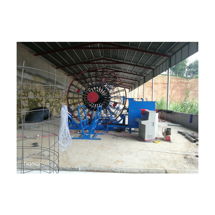 High-Bandwidth Automatic Steel Circle Cage Forming Machine New Concrete Drain Pipe Industrial Application Core Motor Bearing