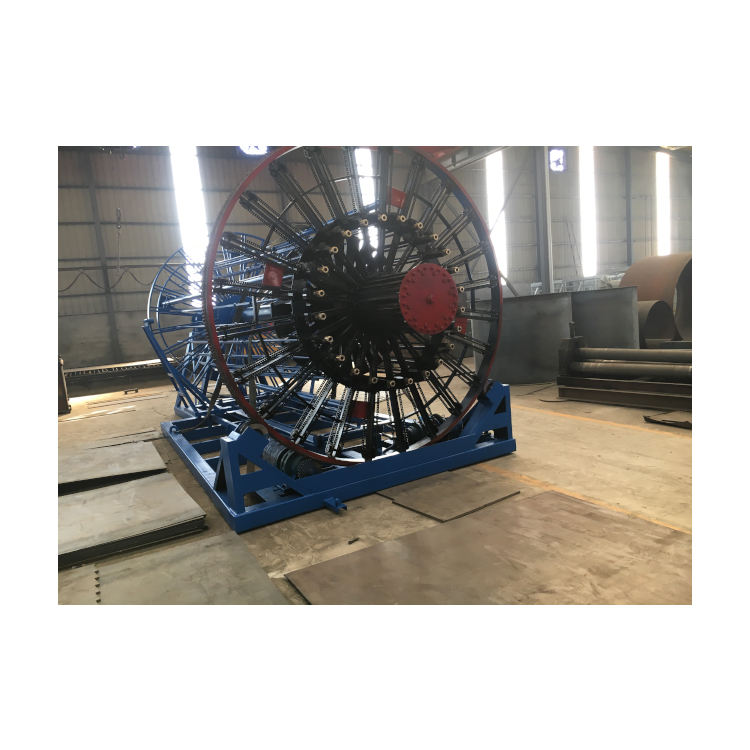 High Bandwidth Automatic Concrete Drain Pipe Rebar Steel Bar Cage Welding Machine New Condition Use MIG Motor Construction