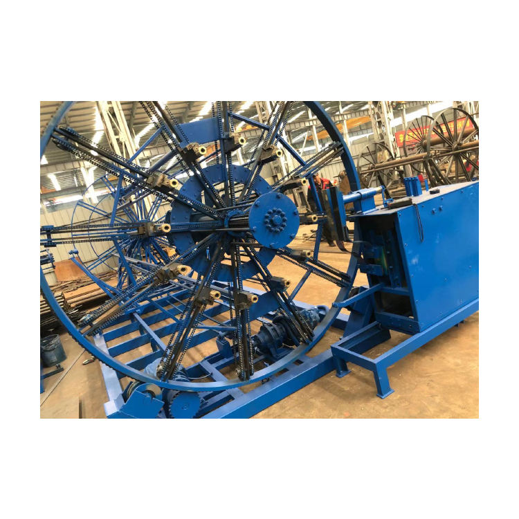 High Bandwidth Automatic Concrete Drain Pipe Rebar Steel Bar Cage Welding Machine New Condition Use MIG Motor Construction