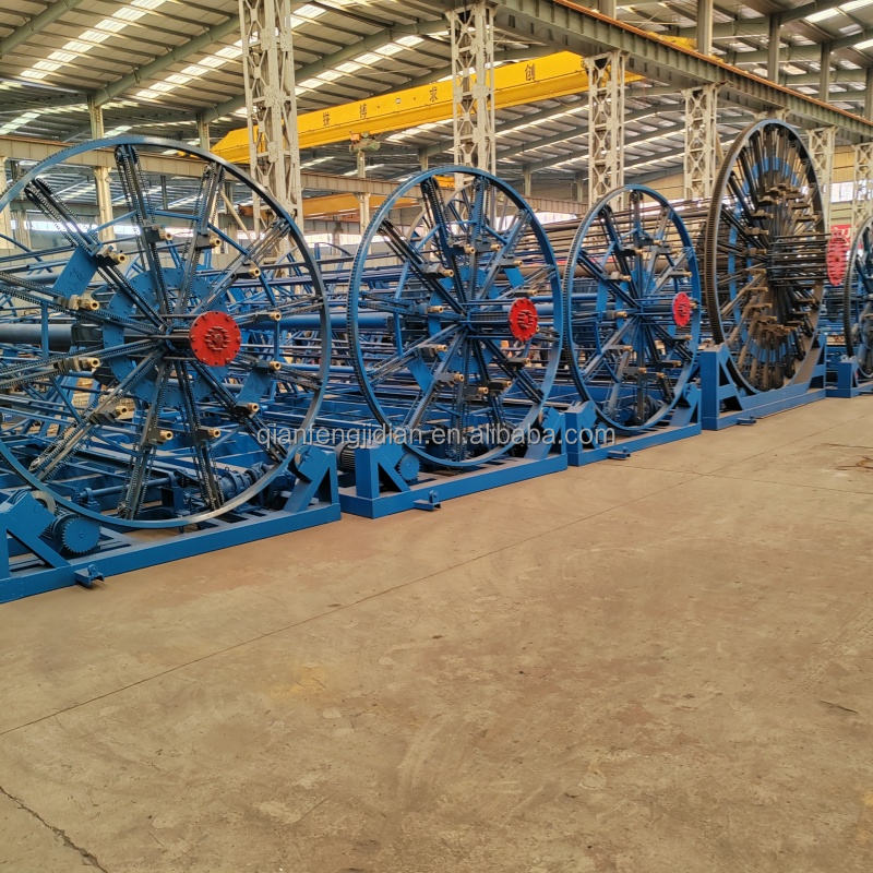 Automatic Concrete Drain Pipe Reinforcing Steel Wire Cage Forming Machine New Condition for Welding Culverts & Drainage Systems