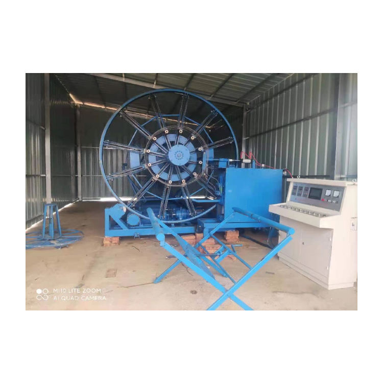 High Bandwidth Automatic Steel Pile Welding Cage Machine 300-1500mm New Welding Manipulator Motor Concrete Drain Construction