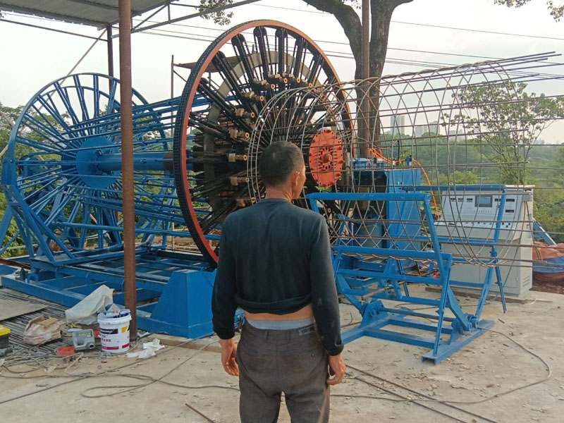 Concrete Culvert Drain Pipe Cement Pipe Cage Welding Machine Cage Welding Machine for Concrete Pipe