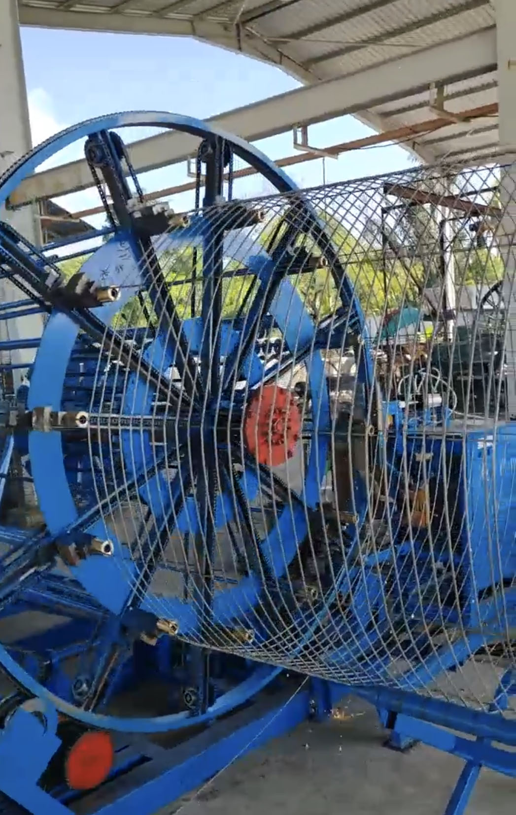 Fully Automatic Variable Diameter Concrete Pipe Steel Wire Cage Welding Machine