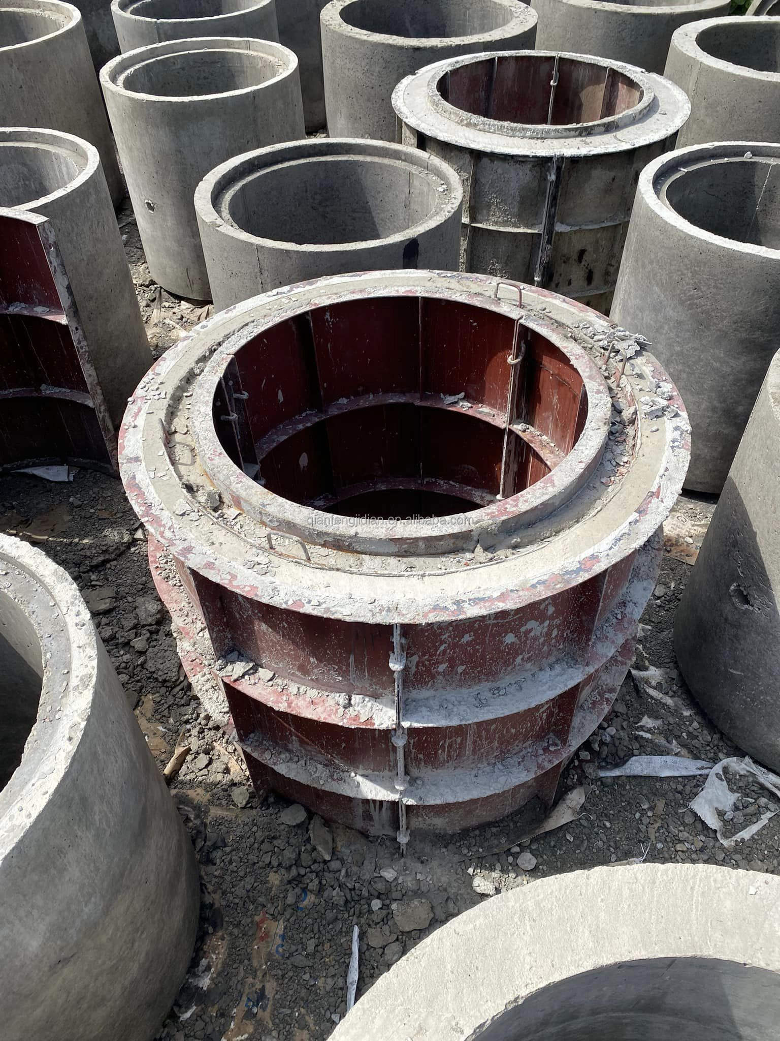 Precast Concrete Inspection Well and Manhole Moulds Septic Tank Molds Pipe Making Machinery
