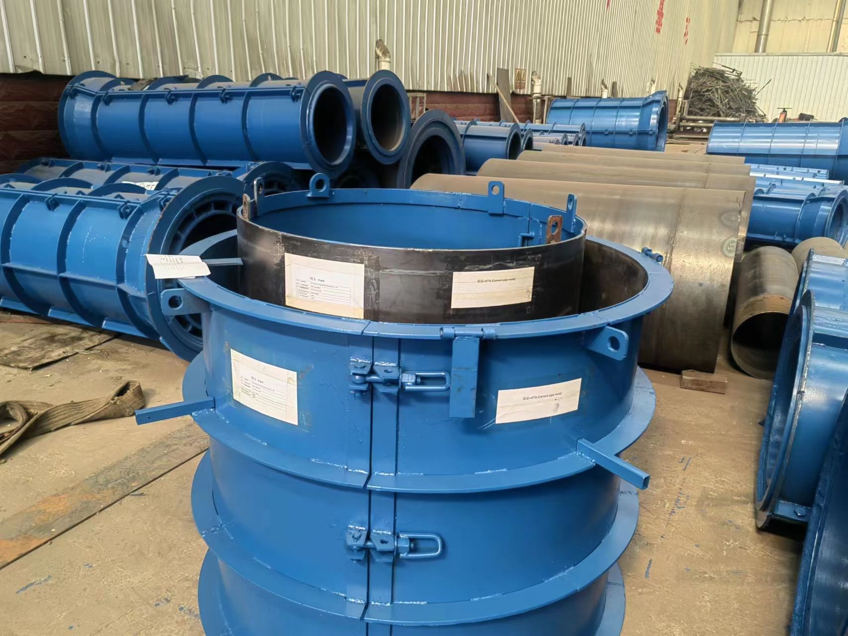 Iron Round Preform Mould Round Concrete Culvert Mold for Inspection Well and Manhole Concrete Manhole Mold