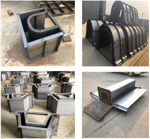 Wet Casting Concrete U Shaped Channel Mould for Culvert Drainage Irrigation V Shaped Mold