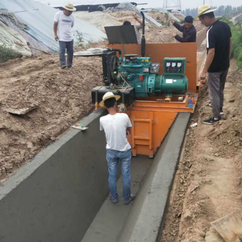 U-Shaped Cement Drain Mould Concrete Water Channel Moulds Machine Pipe Making Machinery