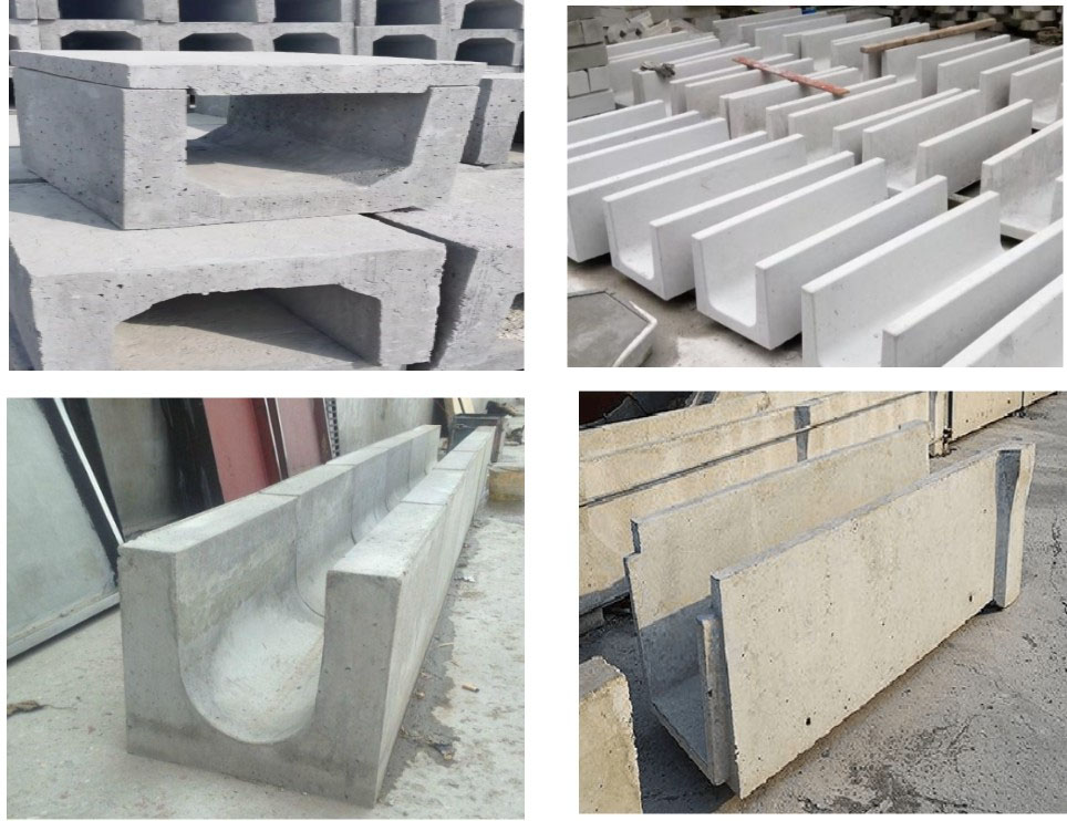 Wet Casting Concrete U Shaped Channel Mould for Culvert Drainage Irrigation V Shaped Ditch Mold