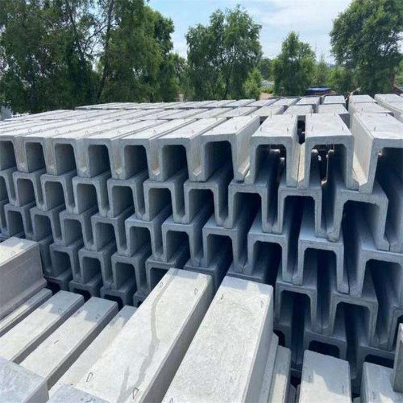 Customized Concrete U-Shaped Ditch Mold Precast Concrete Channel Steel Mold for Water Drainage