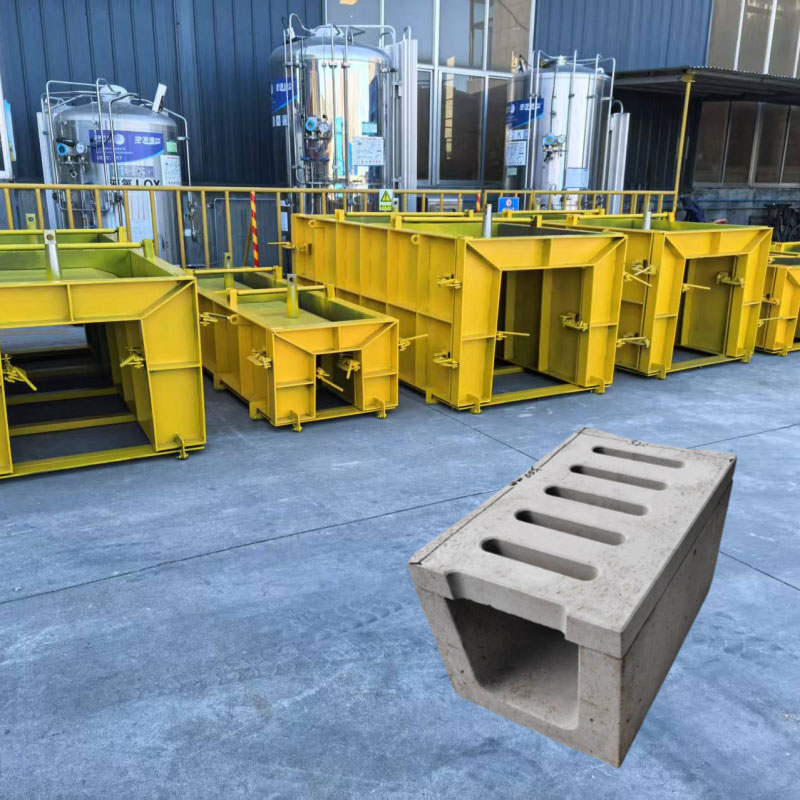 Hot Selling Durable U-Shaped Channel Mould Pre-Cast Drain Ditch Mold Concrete Drainage Mold